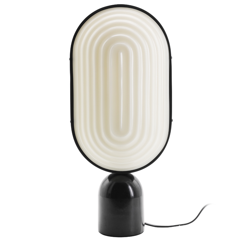 Настольная лампа Rosetta Table Lamp Черный Белый в Рязани | Loft Concept 