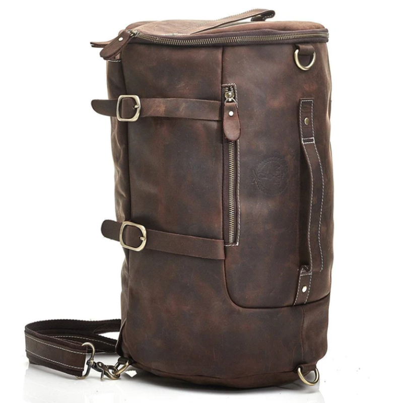 Сумка-рюкзак из коричневой винтажной кожи HERITAGE BROWN LEATHER RUCKSACK Коричневый винтаж Сумка-рюкзак из коричневой винтажной кожи HERITAGE BROWN LEATHER RUCKSACK Коричневый винтаж в Рязани | Loft Concept