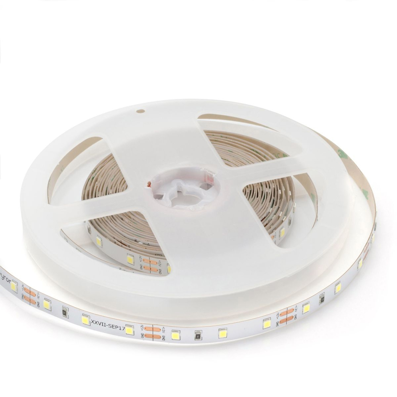 Комплект светодиодной ленты 4,8W/m 60LED/m 3528SMD холодный белый 5M Белый в Рязани | Loft Concept 