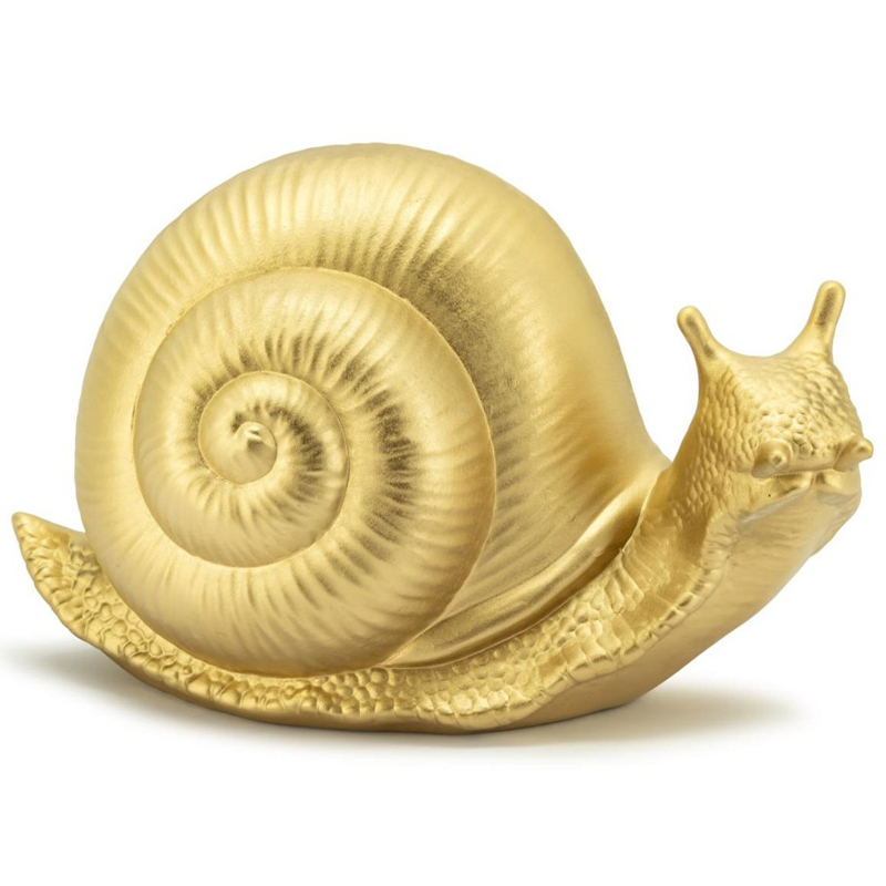 Статуэтка Abhika Snail Bisc. Gold Золотой Статуэтка Abhika Snail Bisc. Gold Золотой в Рязани | Loft Concept