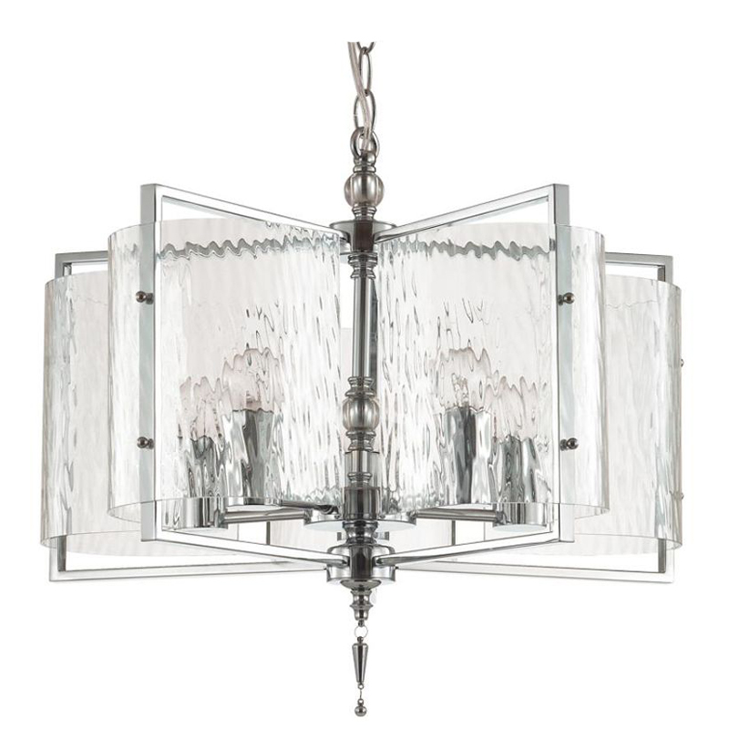Люстра Karissa Chrome Chandelier 48 Хром Прозрачный (Transparent) Люстра Karissa Chrome Chandelier 48 Хром Прозрачный (Transparent) в Рязани | Loft Concept