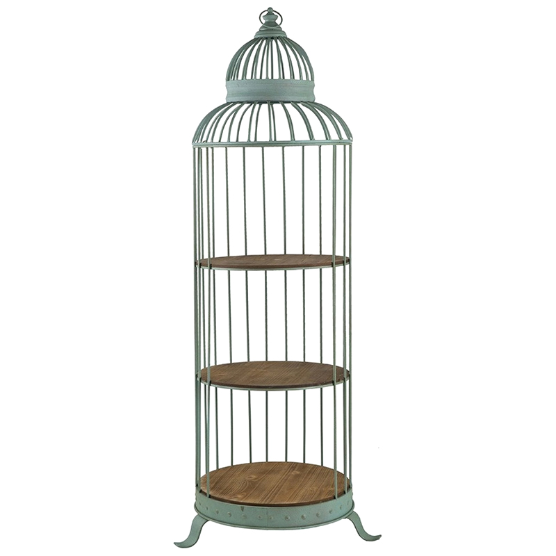 Стеллаж металлический CAGE RACK Голубой Стеллаж металлический CAGE RACK Голубой в Рязани | Loft Concept