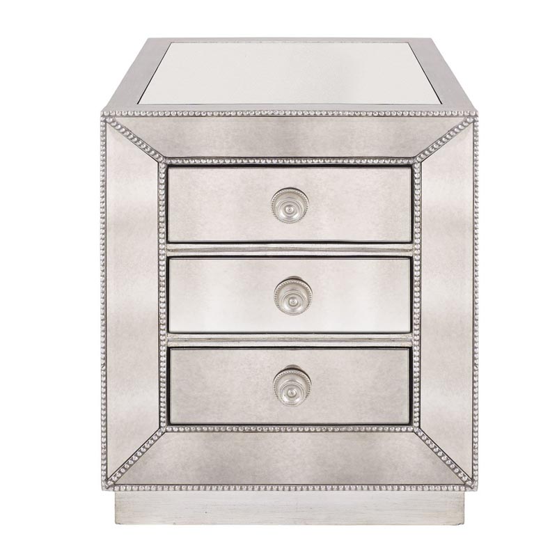 Тумба Blasco Mirrored Nightstand Зеркало Тумба Blasco Mirrored Nightstand Зеркало в Рязани | Loft Concept