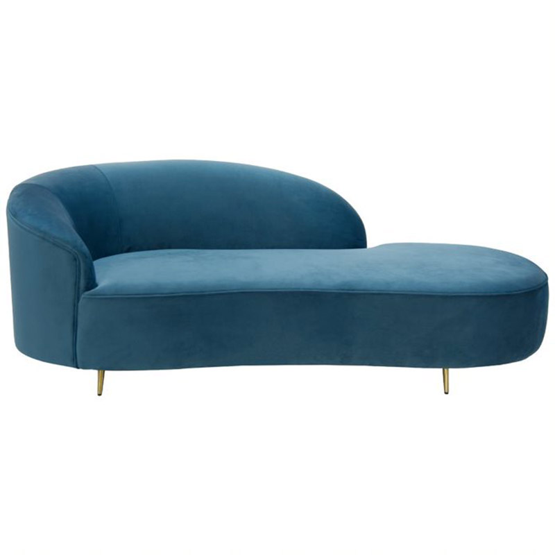 Диван Salvaire Lounge Sofa blue Синий Диван Salvaire Lounge Sofa blue Синий в Рязани | Loft Concept