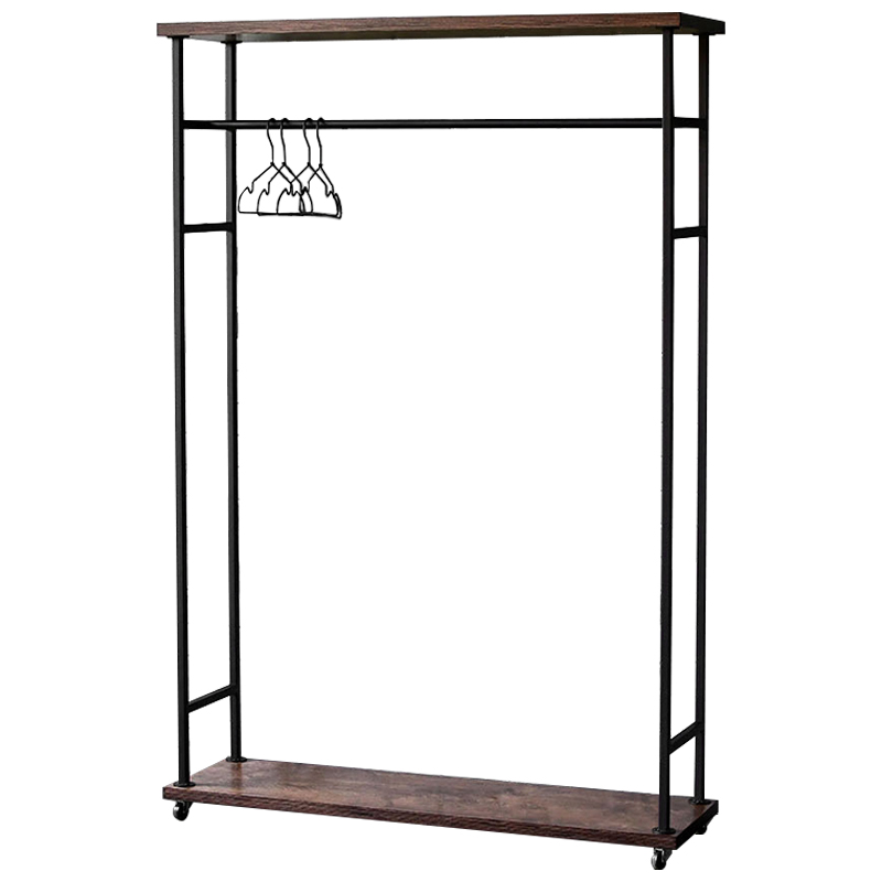 Рейл Lowery Brown Industrial Metal Rust Clothes Rail Черный Коричневый Рейл Lowery Brown Industrial Metal Rust Clothes Rail Черный Коричневый в Рязани | Loft Concept