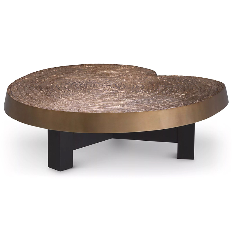 Кофейный стол Eichholtz Coffee Table Anabelle Черный Золотой Кофейный стол Eichholtz Coffee Table Anabelle Черный Золотой в Рязани | Loft Concept
