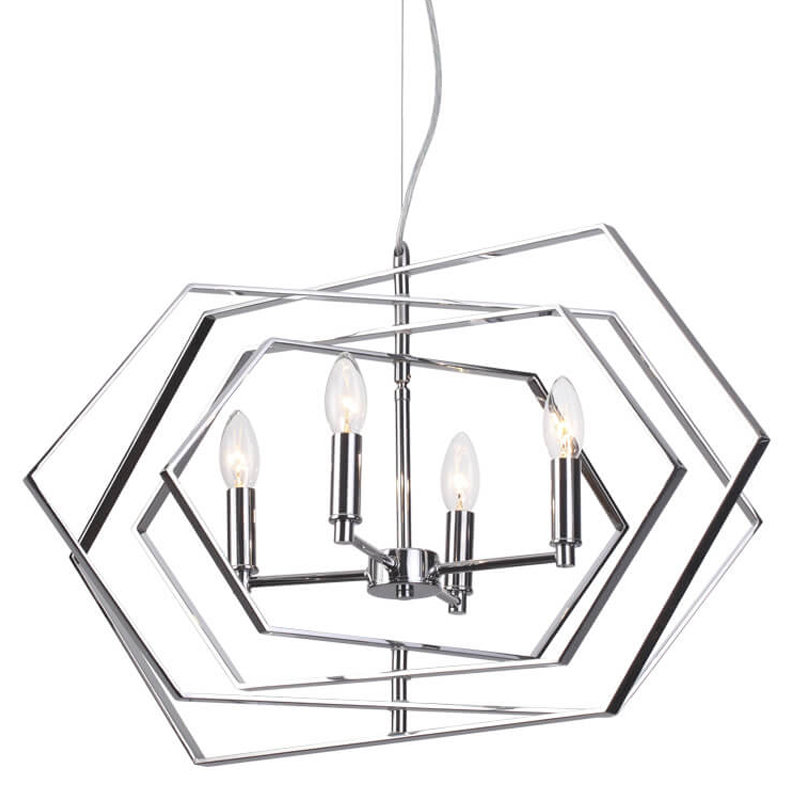 Люстра Damaris Chandelier silver Серебряный Люстра Damaris Chandelier silver Серебряный в Рязани | Loft Concept
