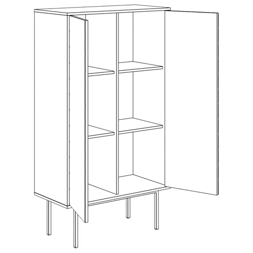 Шкаф с 2-мя зеркальными дверцами Serena Mirror Cabinet Шкаф с 2-мя зеркальными дверцами Serena Mirror Cabinet в Рязани