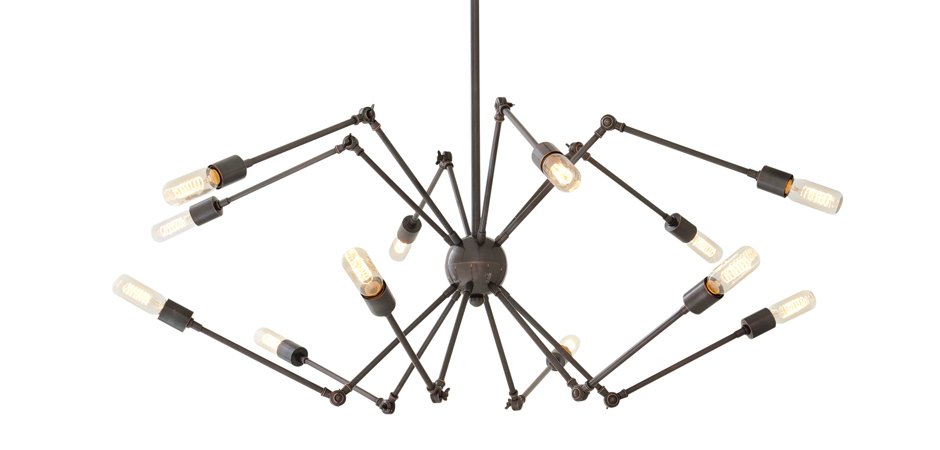 Люстра Eichholtz Ceiling Lamp Spider 12 - фото №1