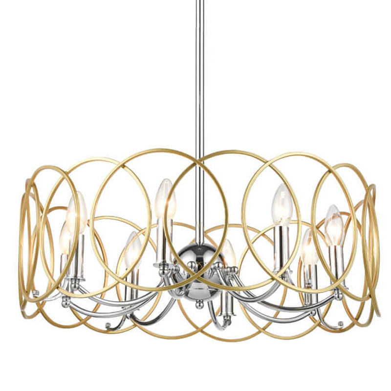Люстра Jasira Chandelier Хром Золотой Люстра Jasira Chandelier Хром Золотой в Рязани | Loft Concept