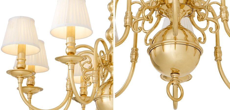 Люстра Eichholtz Chandelier Bourbon Brass - Loft-Concept в Рязани