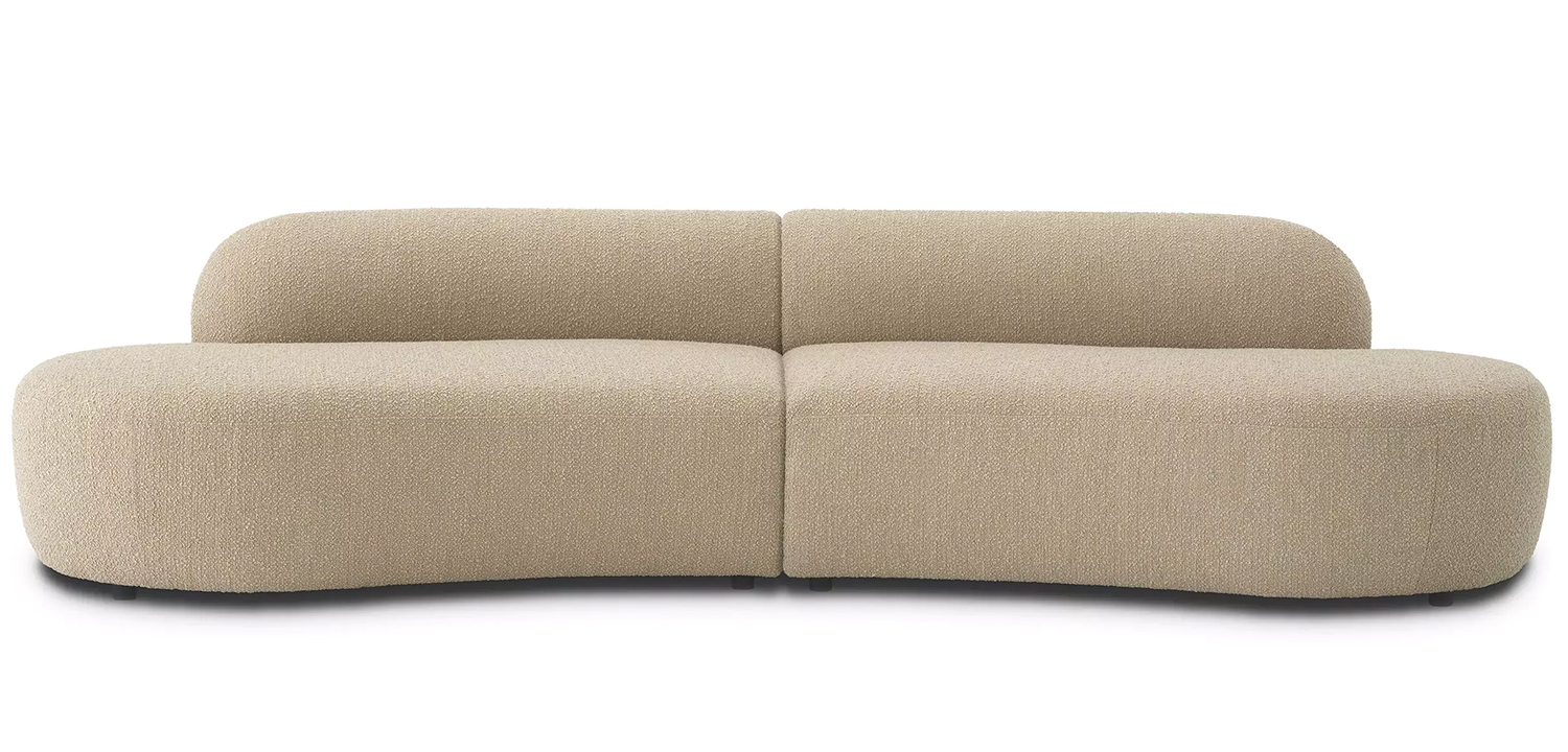 Диван Eichholtz Sofa Bjorn S Boucle sand - фото