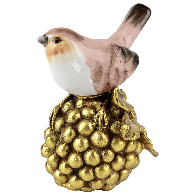 Статуэтка Birdie Golden Grapes Бронза Коричневый Статуэтка Birdie Golden Grapes Бронза Коричневый в Рязани | Loft Concept