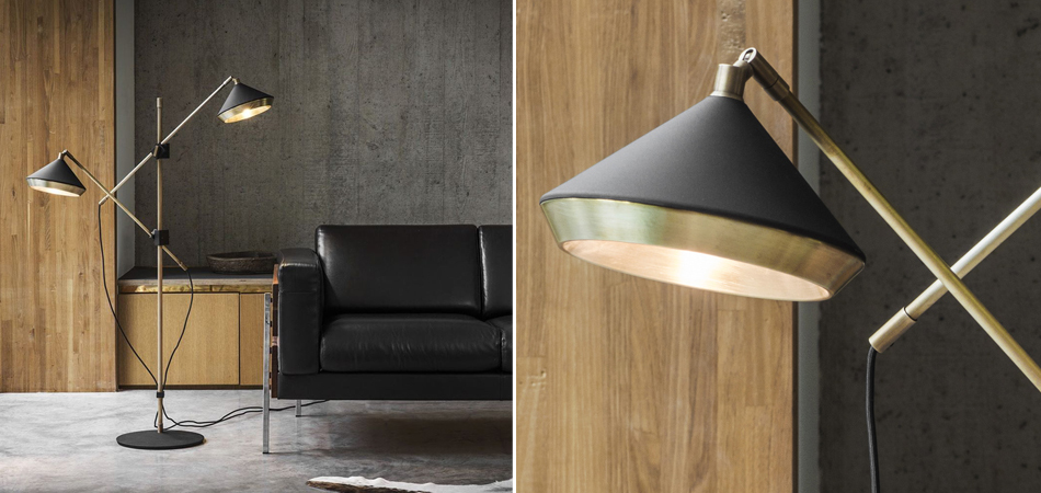 ТОРШЕР Bert Frank SHEAR Черный ТОРШЕР Bert Frank SHEAR Черный - Loft-Concept в Рязани