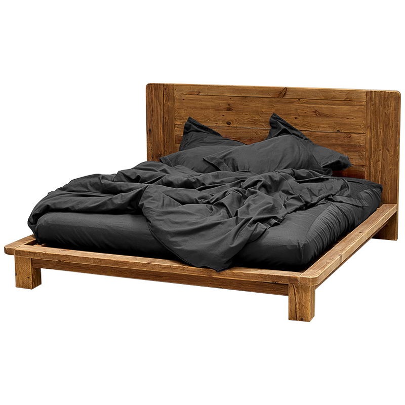 Кровать в стиле лофт из массива сосны Terence Bed Древесина Кровать в стиле лофт из массива сосны Terence Bed Древесина в Рязани | Loft Concept