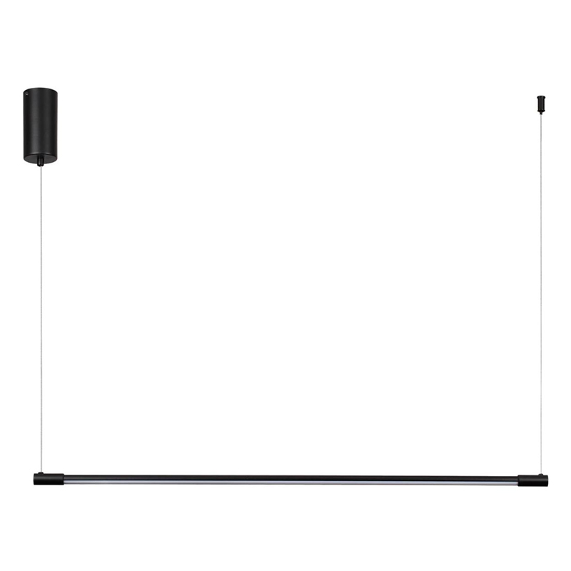 Подвесной светильник Trumpet Tube Black Linear Черный Белый Подвесной светильник Trumpet Tube Black Linear Черный Белый в Рязани | Loft Concept