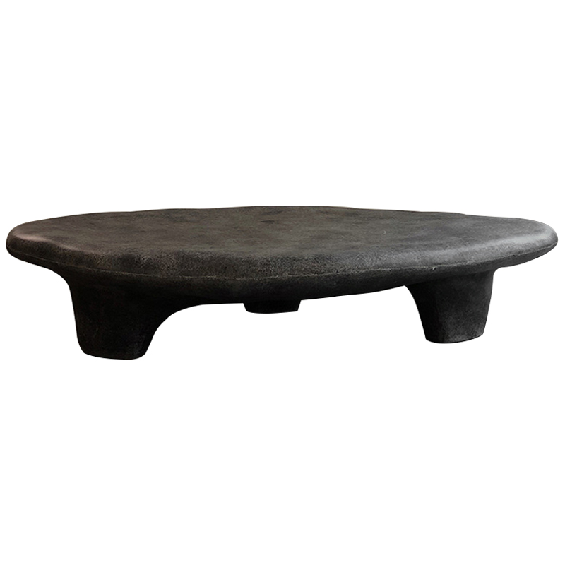 Кофейный стол Stone Coffee Table Black Черный Кофейный стол Stone Coffee Table Black Черный в Рязани | Loft Concept