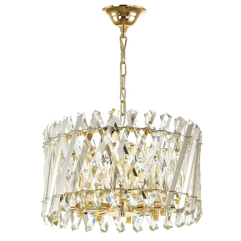 Люстра Crystal Crossed Stripes Gold Золотой Люстра Crystal Crossed Stripes Gold Золотой в Рязани | Loft Concept
