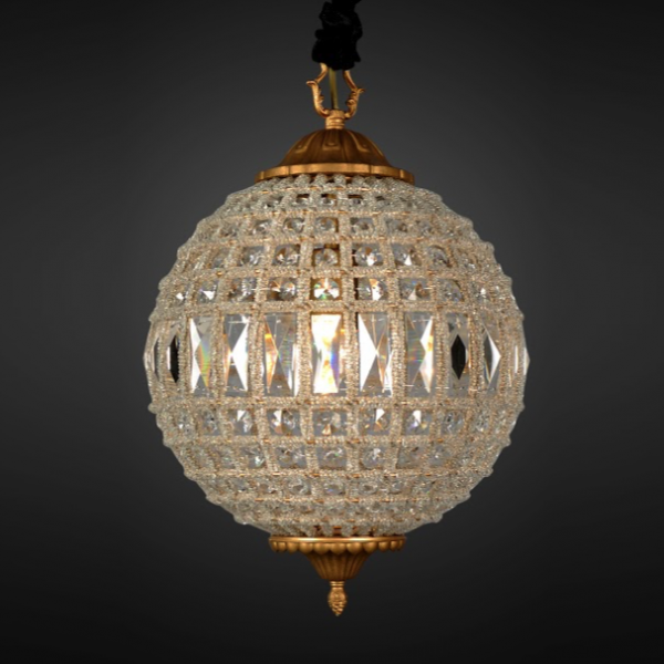 Люстра RH 19th c. Casbah Crystal Pendant 32 Темная бронза винтаж Люстра RH 19th c. Casbah Crystal Pendant 32 Темная бронза винтаж в Рязани | Loft Concept