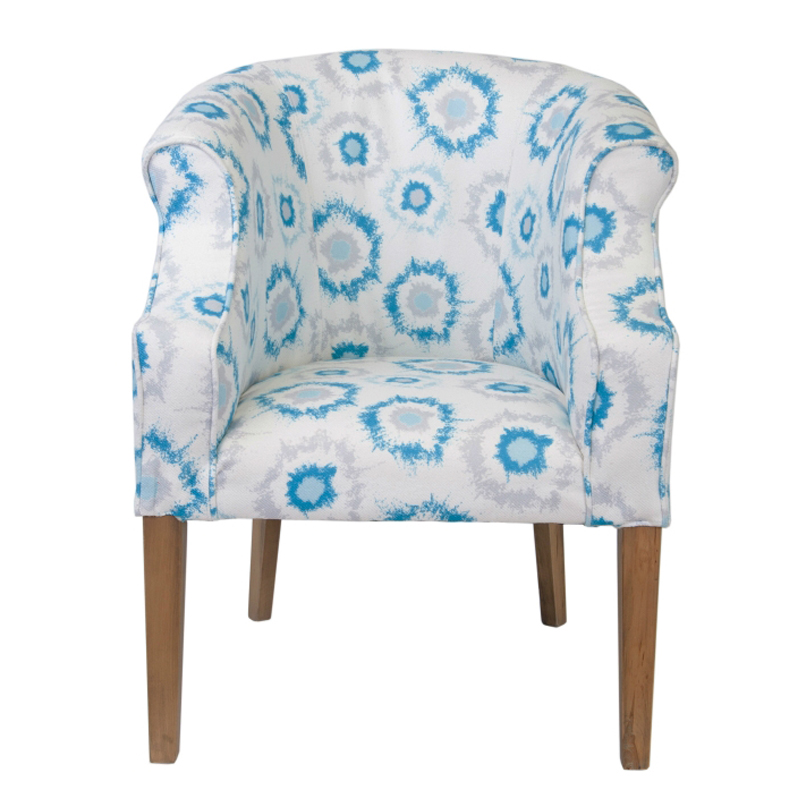 Кресло Lorentine Armchair Синий Голубой Кресло Lorentine Armchair Синий Голубой в Рязани | Loft Concept