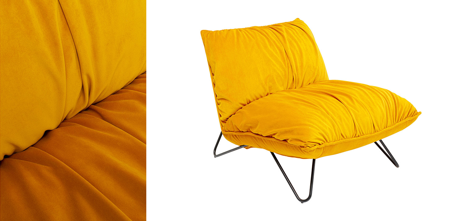 Кресло Velvet Turmeric - фото