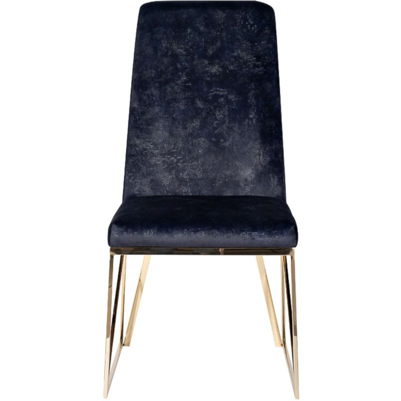 Стул барный Blave DARK BLUE Темно-синий Золотой Стул барный Blave DARK BLUE Темно-синий Золотой в Рязани | Loft Concept
