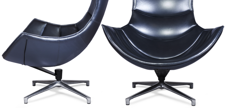 Кресло Shell blue Кресло Shell blue - Loft-Concept в Рязани