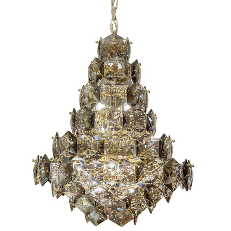 Люстра Tiers Crystal Light Chandelier Smoky 54 Золотой Дымчатый (Smoke) Люстра Tiers Crystal Light Chandelier Smoky 54 Золотой Дымчатый (Smoke) в Рязани | Loft Concept