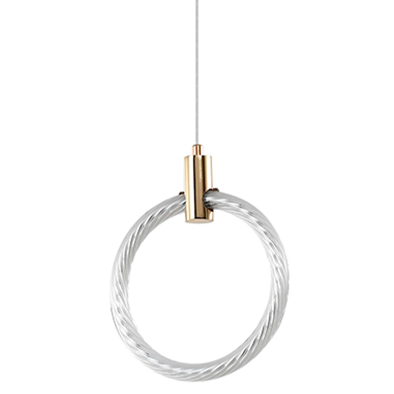Подвесной светильник светодиодный в виде кольца Lighting Rings Gold Золотой Белый Подвесной светильник светодиодный в виде кольца Lighting Rings Gold Золотой Белый в Рязани | Loft Concept