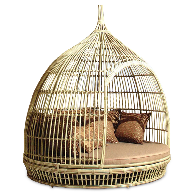 Диван Rattan Cage Sofa Бежево-серый Диван Rattan Cage Sofa Бежево-серый в Рязани | Loft Concept