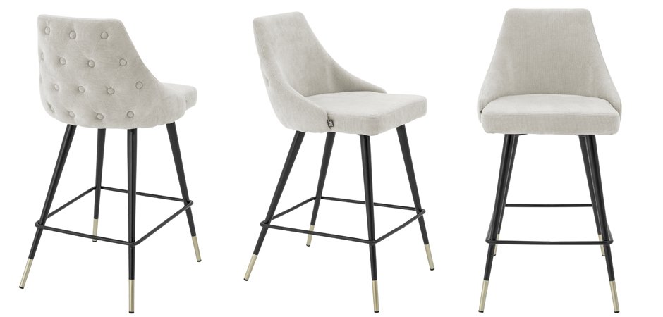 Полубарный стул Eichholtz Counter Stool Cedro Sand Полубарный стул Eichholtz Counter Stool Cedro Sand - Loft-Concept в Рязани