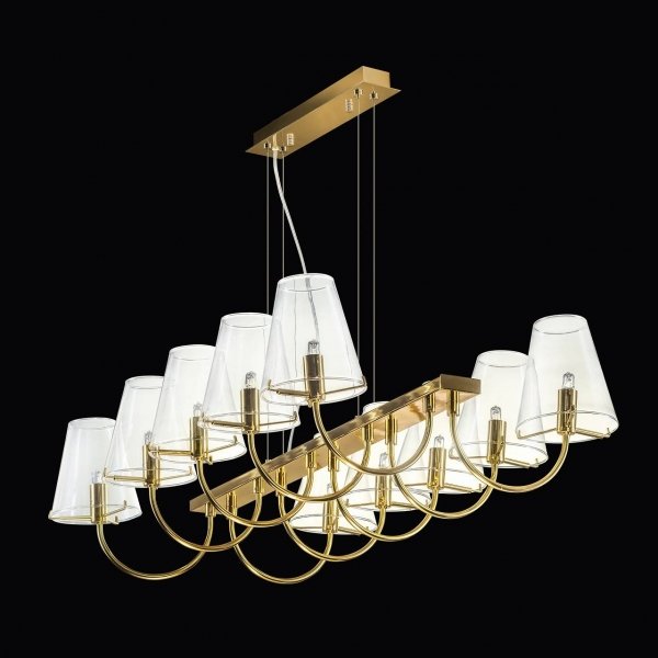Люстра Imperial Chandelier 10 Глянцевое золото Люстра Imperial Chandelier 10 Глянцевое золото в Рязани | Loft Concept