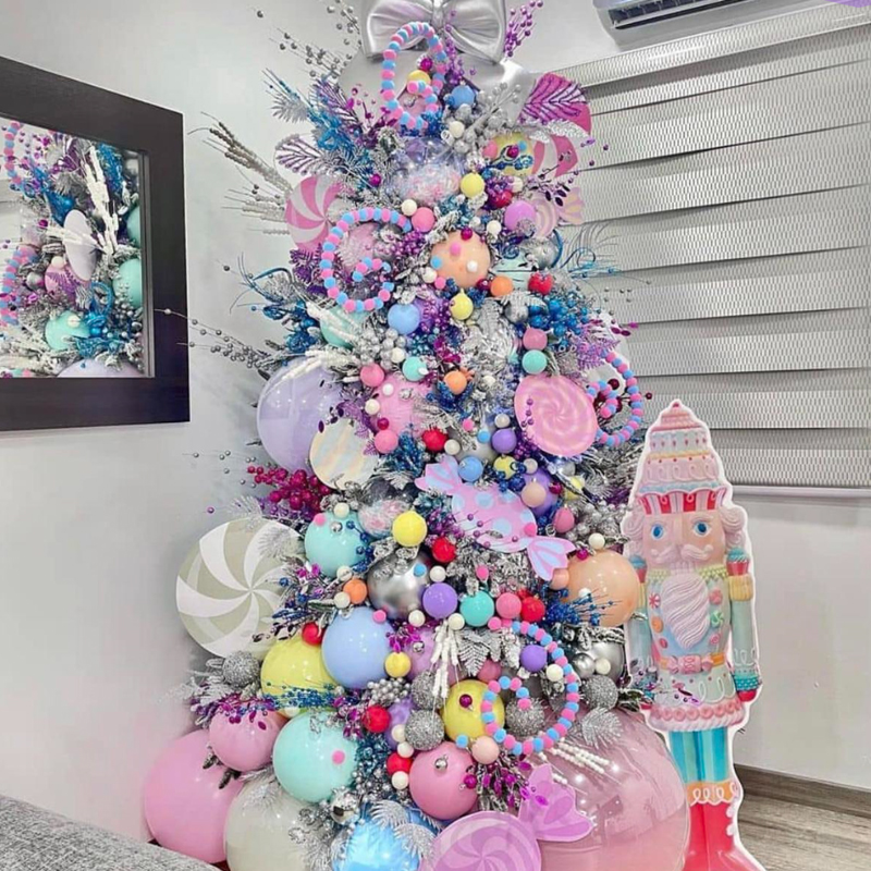 Дизайнерская Елка Премиум с Ярким Розовым Декором Christmas Tree Fun Game Кремовый Белый Розовый Лиловый Голубой Сиреневый Дизайнерская Елка Премиум с Ярким Розовым Декором Christmas Tree Fun Game Кремовый Белый Розовый Лиловый Голубой Сиреневый в Рязани | Loft Concept