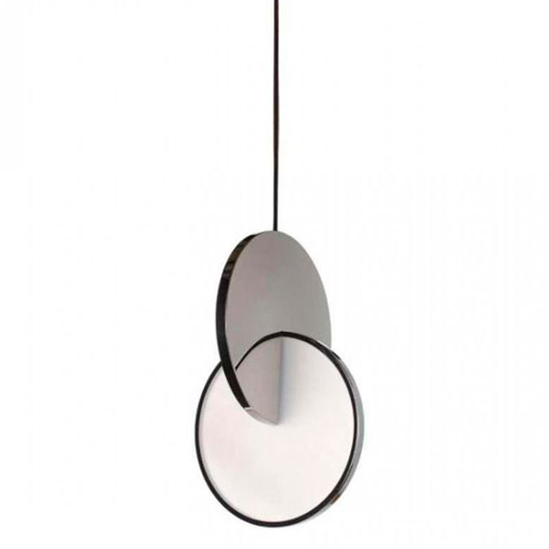 Подвесной светильник Eclipse Pendant Light Сhrome Хром Белый Подвесной светильник Eclipse Pendant Light Сhrome Хром Белый в Рязани | Loft Concept