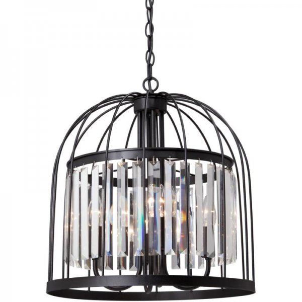 Люстра Birdcage Chandelier Fountain Black Люстра Birdcage Chandelier Fountain Black в Рязани | Loft Concept