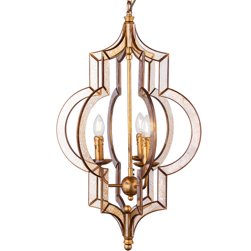 Люстра Manosque Chandelier Золотой Люстра Manosque Chandelier Золотой в Рязани | Loft Concept