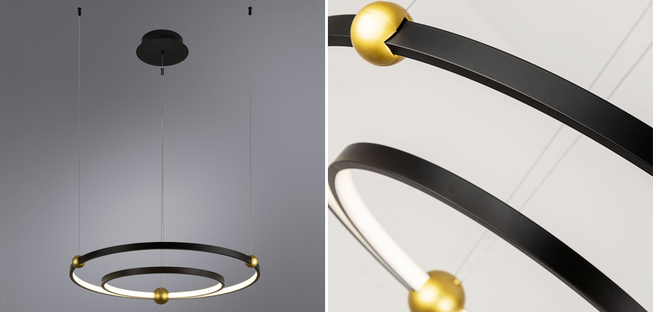 Подвесной светодиодный светильник Ring Horizontal Подвесной светодиодный светильник Ring Horizontal - Loft-Concept в Рязани