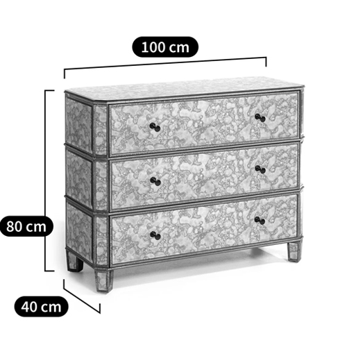 Комод зеркальный Glorious Chest of Drawers Комод зеркальный Glorious Chest of Drawers в Рязани