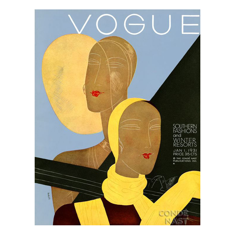 Постер Vogue Retro Мульти Постер Vogue Retro Мульти в Рязани | Loft Concept