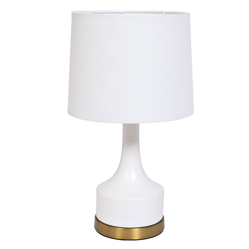 Настольная лампа Fontaine Table Lamp Золотой Белый Настольная лампа Fontaine Table Lamp Золотой Белый в Рязани | Loft Concept