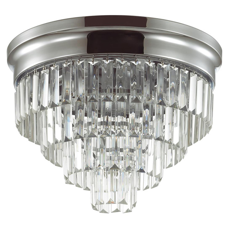Хрустальная потолочная люстра Crystal Fountain Maxi Хром Хром Хрустальная потолочная люстра Crystal Fountain Maxi Хром Хром в Рязани | Loft Concept