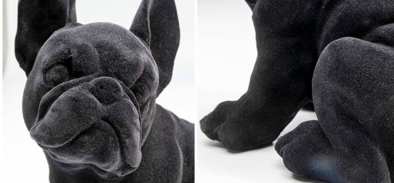 Статуэтка декоративная черная собака Black Dog - фото