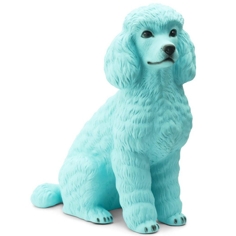 Статуэтка Abhika Poodle Bisc. Turquoise Бирюзовый Статуэтка Abhika Poodle Bisc. Turquoise Бирюзовый в Рязани | Loft Concept