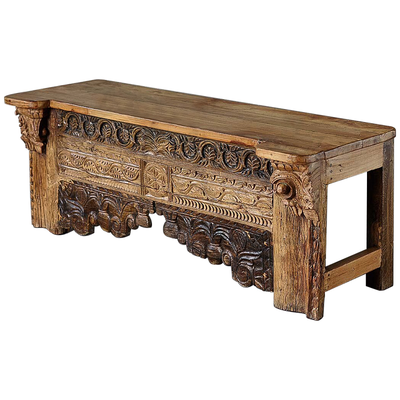 Консоль Bhavya Console Коричневый Консоль Bhavya Console Коричневый в Рязани | Loft Concept