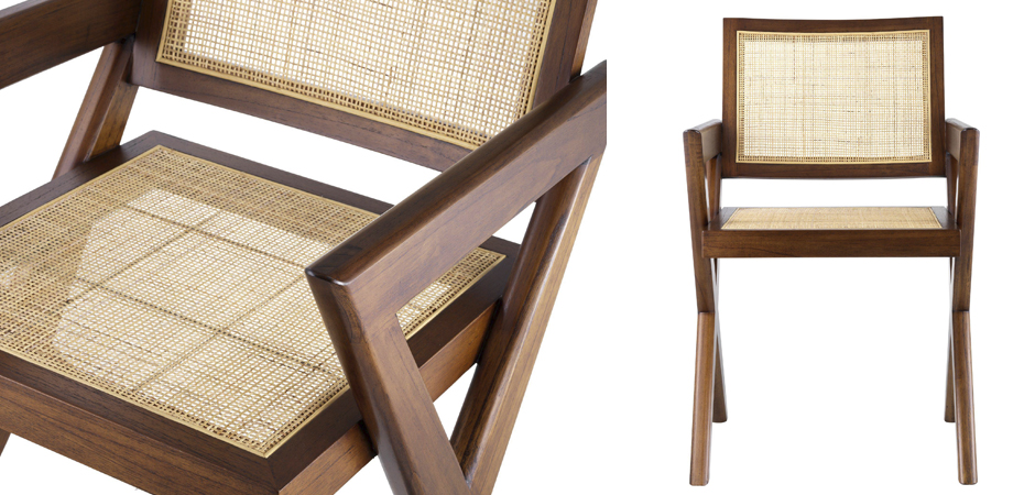 Стул Eichholtz Dining Chair Augustin brown Стул Eichholtz Dining Chair Augustin brown - Loft-Concept в Рязани