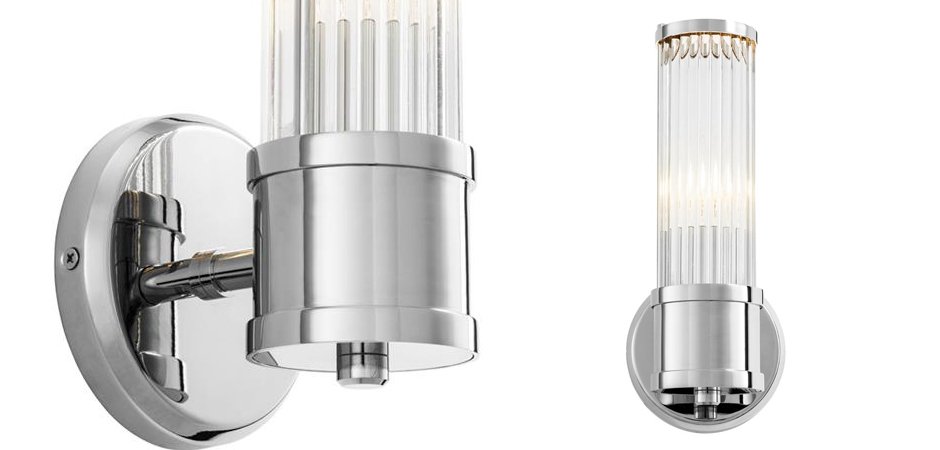 Бра Wall Lamp Claridges Single Nickel Бра Wall Lamp Claridges Single Nickel - Loft-Concept в Рязани