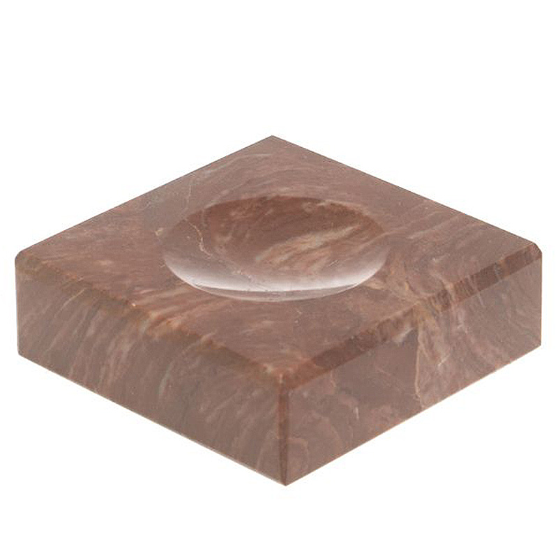 Подставка под шар квадратная из натурального камня Лемезит Natural Stone Sphere Stands Коричневый Подставка под шар квадратная из натурального камня Лемезит Natural Stone Sphere Stands Коричневый в Рязани | Loft Concept