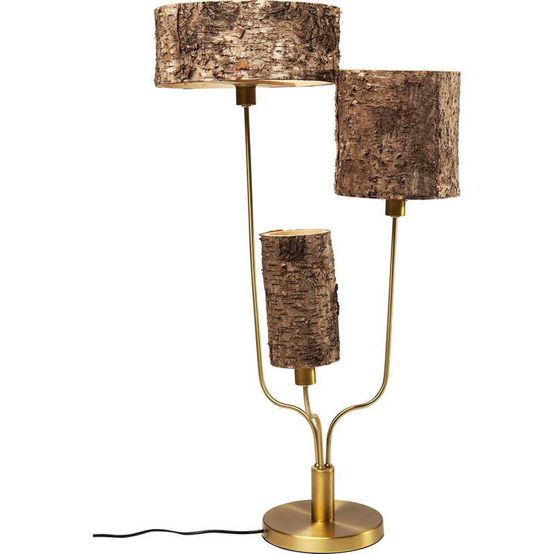 Настольная лампа Log Lampshades Золотой Древесина Настольная лампа Log Lampshades Золотой Древесина в Рязани | Loft Concept