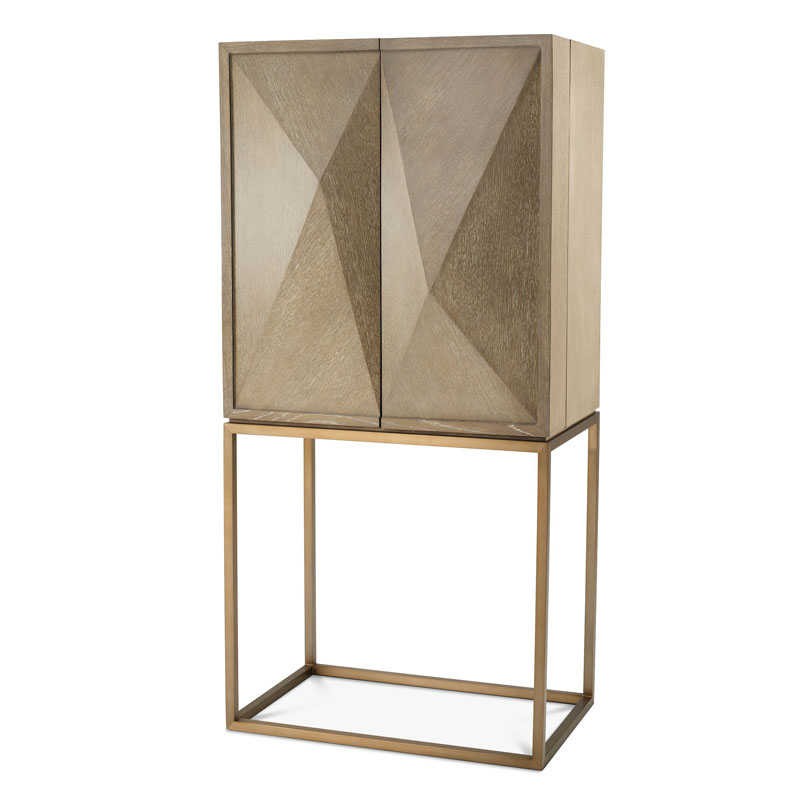 Шкаф для вина Eichholtz WINE CABINET HIGHLAND Белый дуб Шкаф для вина Eichholtz WINE CABINET HIGHLAND Белый дуб в Рязани | Loft Concept