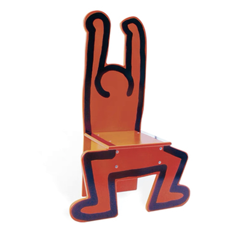 Детский стул Chaise Keith Haring Dancer Vilac Красный Красный Детский стул Chaise Keith Haring Dancer Vilac Красный Красный в Рязани | Loft Concept